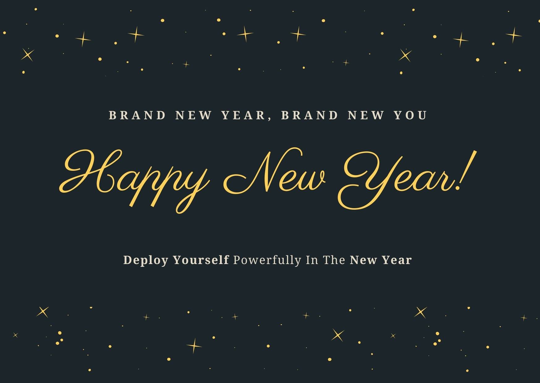 Deploy Yourself Powerfully in The New Year