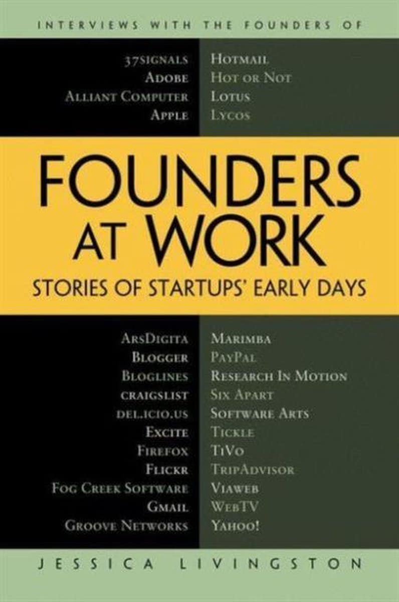 Founders At Work by Jessica Livingston