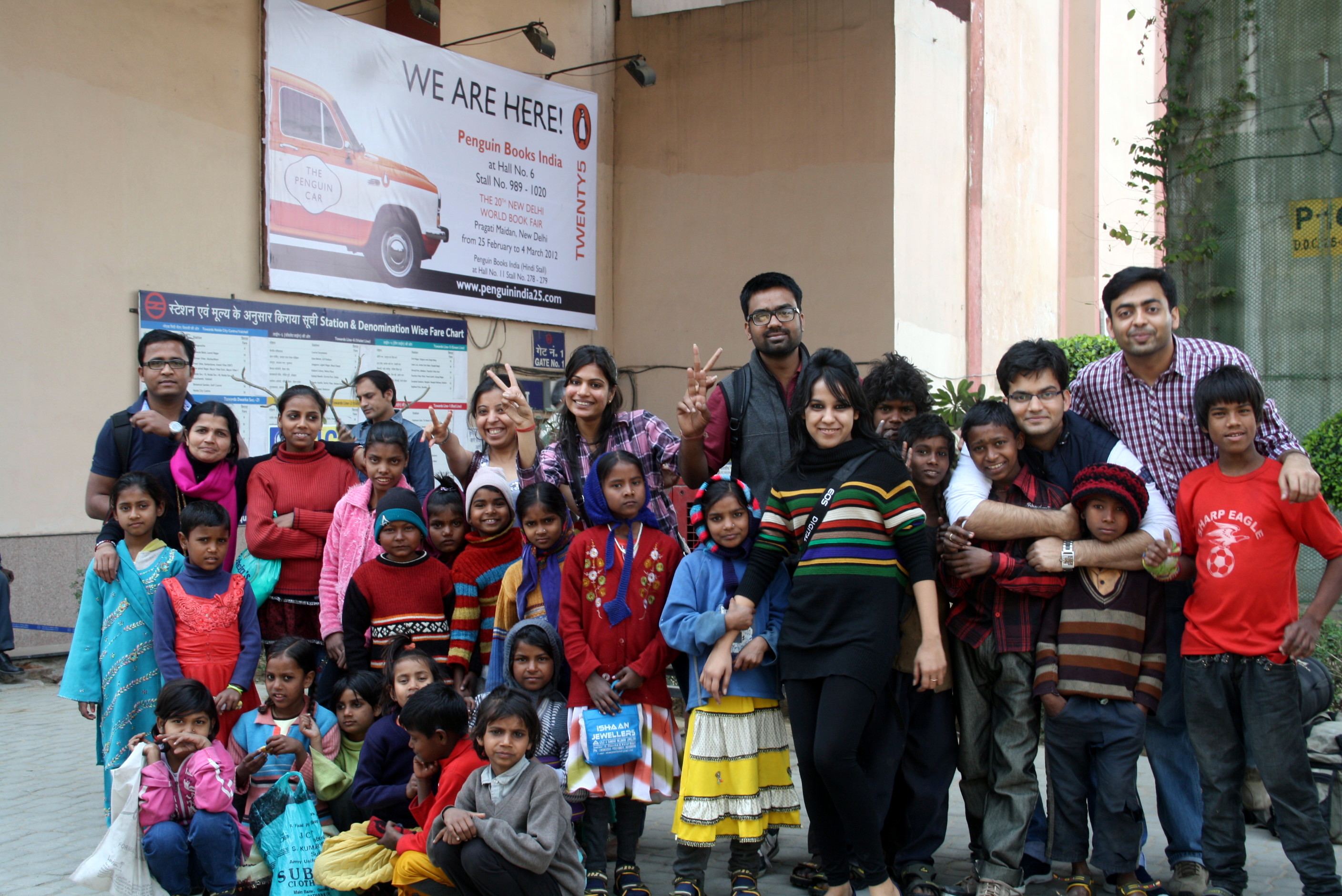 A pic from a picnic Pick a Fight organized to the Delhi Zoo for kids of NGO Protsahan A pic from a picnic Pick a Fight organized to the Delhi Zoo for kids of NGO Protsahan