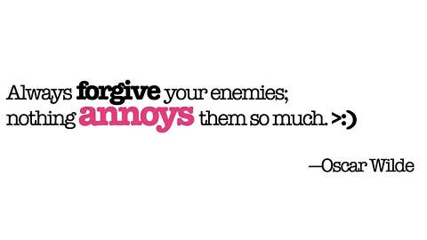 Seeing the funny side of forgiveness Seeing the funny side of forgiveness