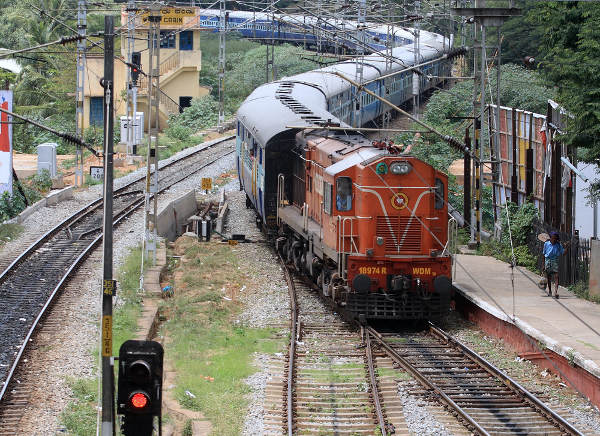 A Train in Indian Railways An Indian Rail