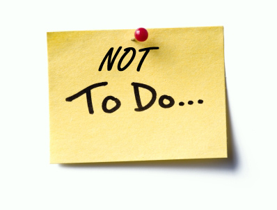 Do you have Not To-Do list in 2012? Do you have Not To-Do list in 2012?