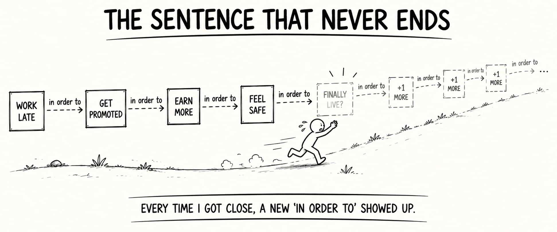 The sentence that never ends