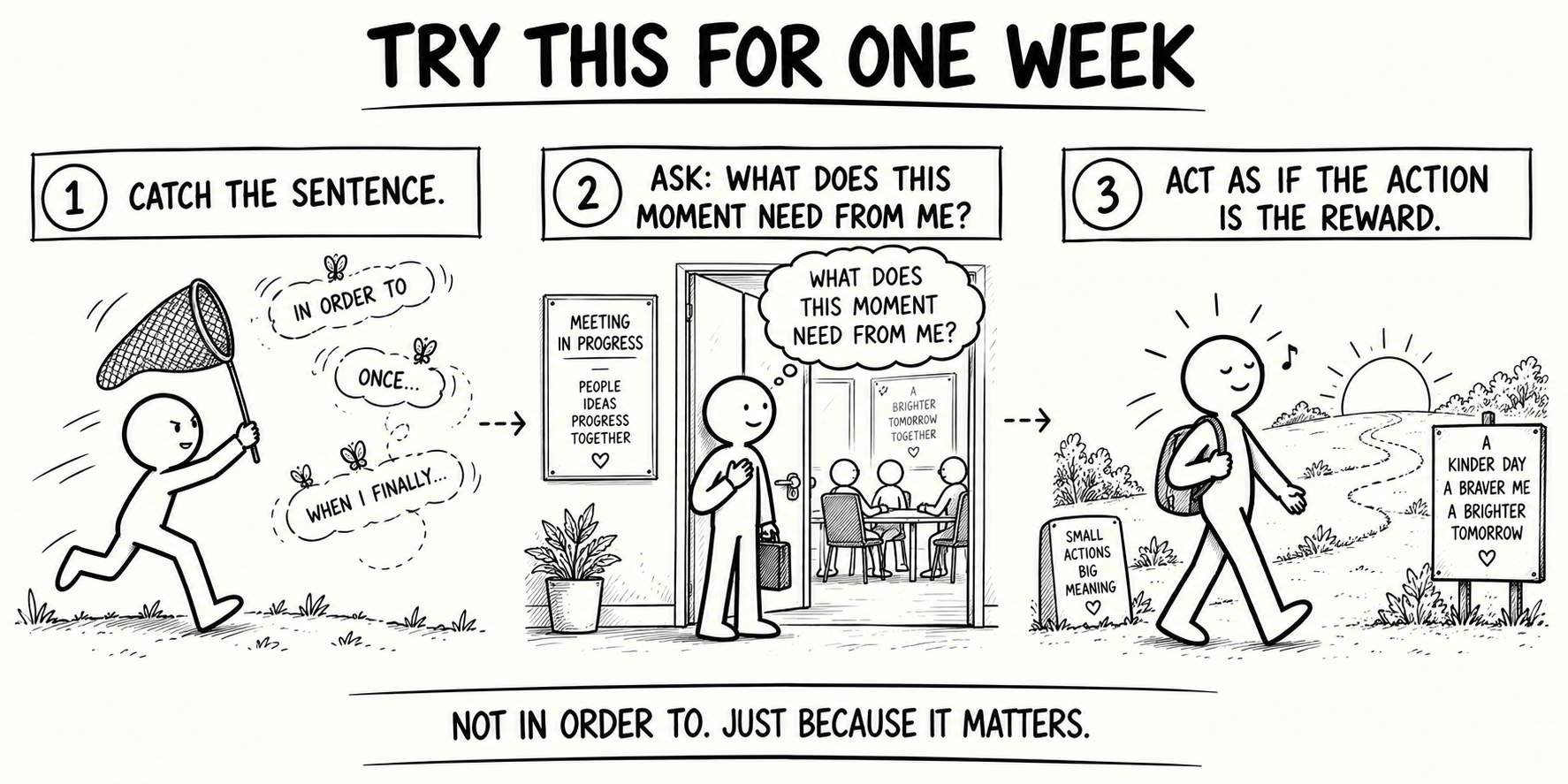 Try this for one week