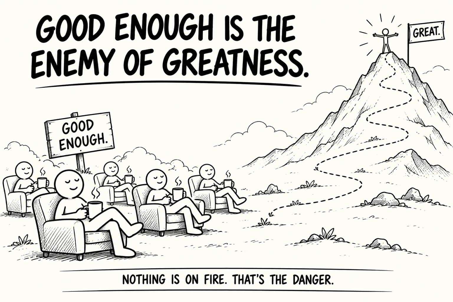 Good Enough is the Enemy of Greatness